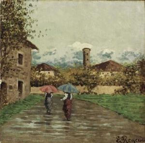 Paesaggio Canavesano Con Figure - view 1