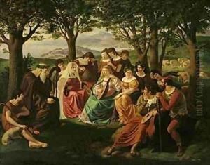 Singing Competition by Heinrich Anton Daehling