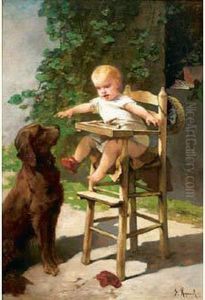 Le Chien Et Le Jeune Enfant by Francois Reynaud