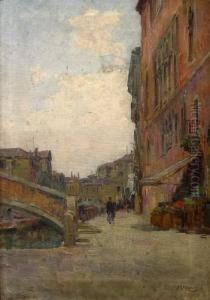 Le Canal De La Douane. by Marius Reynaud