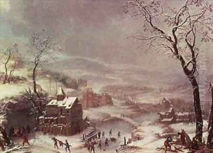 Winter scene near River Flustal Winter scene near River Flustal