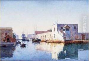 " Port En Algerie ". by Marius Reynaud