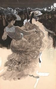 The Dance At The Moulin Rouge by Frank Reynolds
