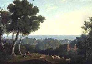 Scene in the Vale of Marlow by William Alfred Delamotte