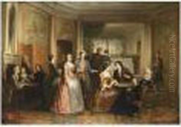 The Card Party - view 1