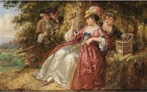 'des Pivoines' by Hendricus Engelbertus Reijntjens