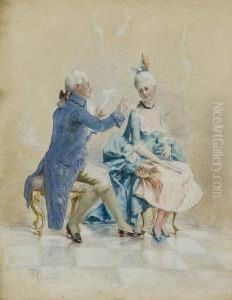 W Salonie, 1888-96 by Mieczyslaw Reyzner