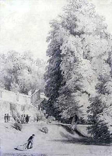 New College Garden 2 - view 1