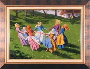 Powitanie Wiosny by Mieczyslaw Reyzner