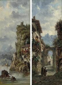 A Conversation On An Italian Street