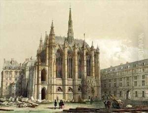 La Sainte Chapelle Paris by Deroy
