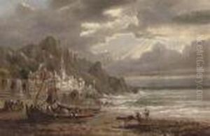 Fisherfolk On The Shore