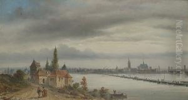 A Dutch Town On A River - view 1