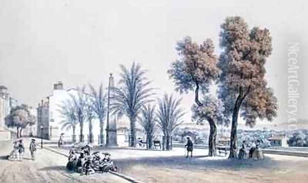 View of the Palm Promenade at Hyeres on the Cote dAzur - view 1