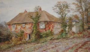 Trenow Cottage, Gulval, Penzance. by Henry Maynell Rheam