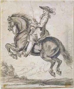 William Duke of Newcastle 1592-1676 on Horseback by Abraham Jansz. van Diepenbeeck