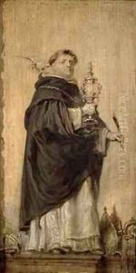 St Thomas Aquinas by Abraham Jansz. van Diepenbeeck