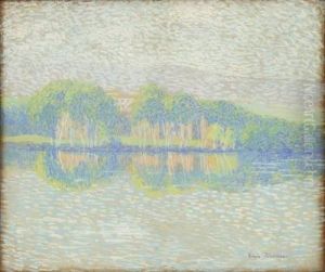 Bord De L'etang En Ete by Louis Rheiner