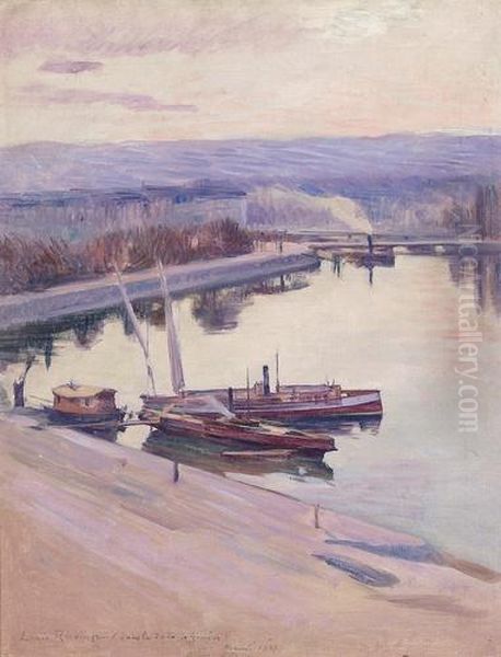 "quai Des Eaux-vives". - view 1