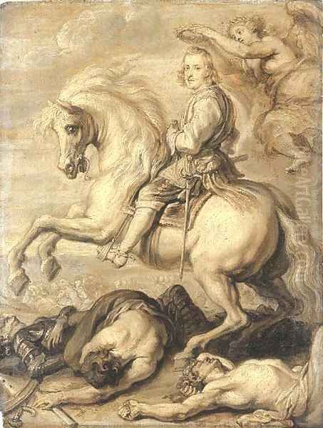 Equestrian portrait of Cardinal Infante Ferdinand of Austria (1609-1641) - view 1