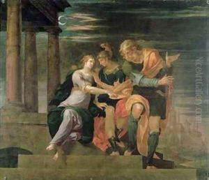 The Meeting of Theagenes and Chariclea by Ambroise Dubois