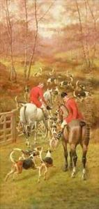 Hunting Scene by Edward Algernon Stuart Douglas
