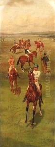 On the green by Edward Algernon Stuart Douglas