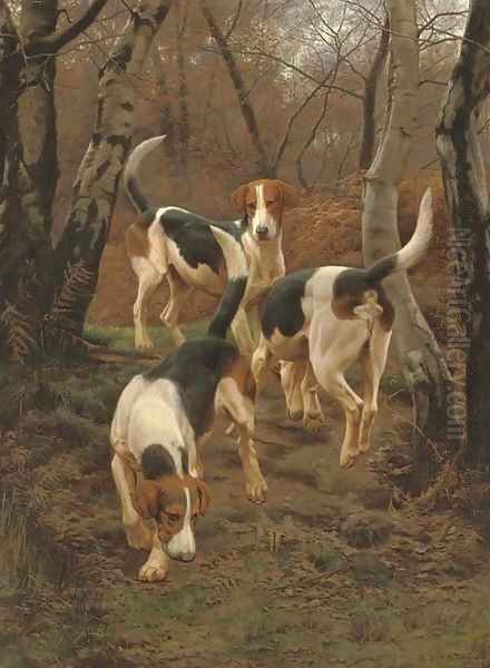 Hounds in Bracken - view 1