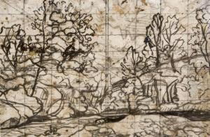 Paisaje Con Arboles by Agustin Riancho Y Mora