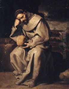 Saint Francis In Meditation by Francisco Ribalta