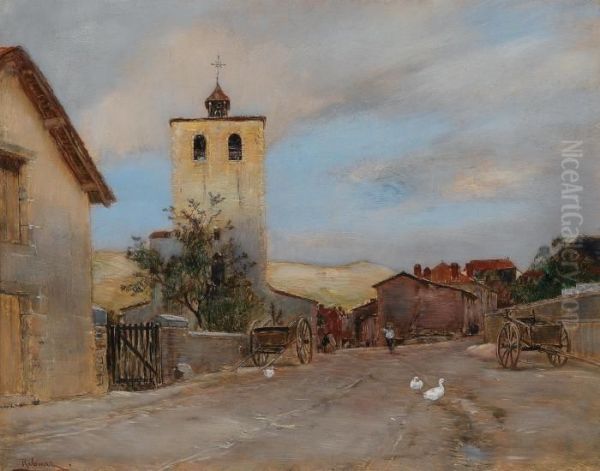 Oche Sulla Strada Di Campagna - view 1