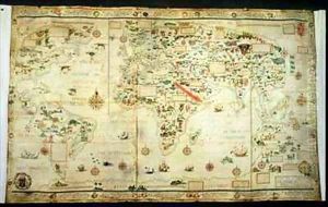Map of the World by Pierre Desceliers