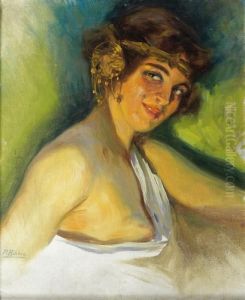 Jeune Femme En Buste.