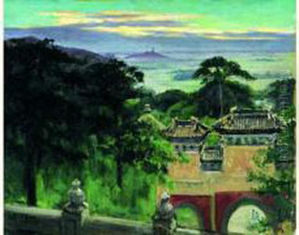 Chine, Vue De Pekin - view 1
