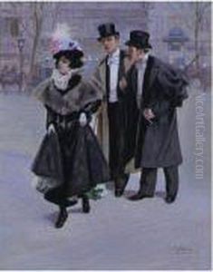 Along The Grand Boulevards At 6 Pm And 6 Am: A Pair