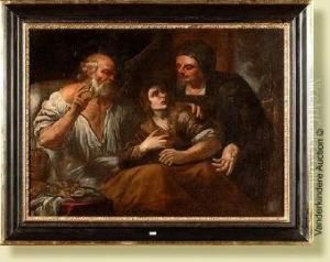 Isaac Et Ses Parents by Roman Ribera