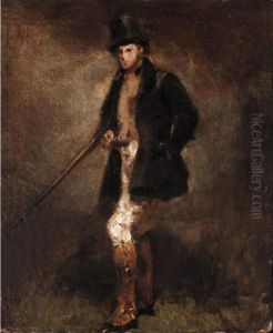 Gentleman With A Rifle by Germain Theodure Clement Ribot
