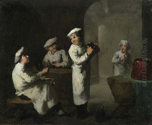 Cooks Drinking.