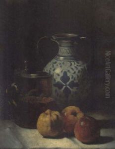 Still Life by Germain Theodure Clement Ribot