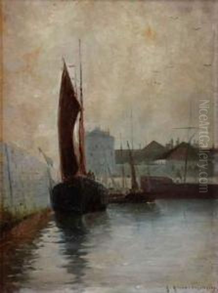 Pecheurs Quittant Le Port - view 1