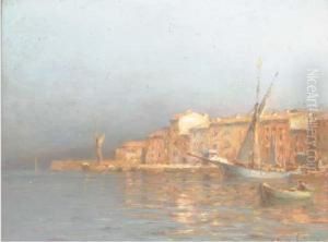 Fishing Craft And Other Vessels In A Mediterranean Harbour