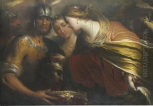 Queen Tomyris With The Head Of King Cyrus by Pietro della Vecchia