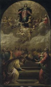 Assunzione Della Vergine by Pietro della Vecchia
