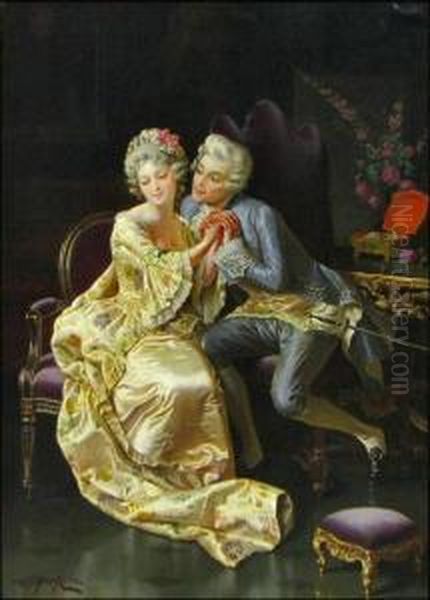 Courting Couple - view 1