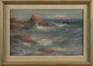 Solbelysta Klippor by Otto Ludvig Richarde