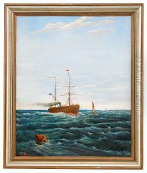 Angfartyg Med Unionsflagga - view 1