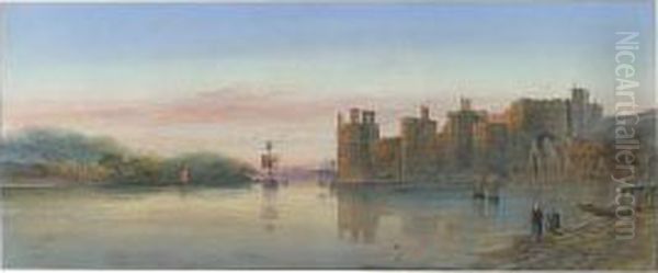 Carnarvon Castle - view 1