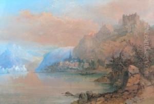 european Lakeside Scene