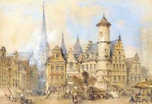 Place Vendredi, Ghent by Thomas Colman Dibdin