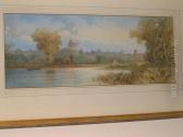 The River Thames With Windsor Castle Beyond. - view 1